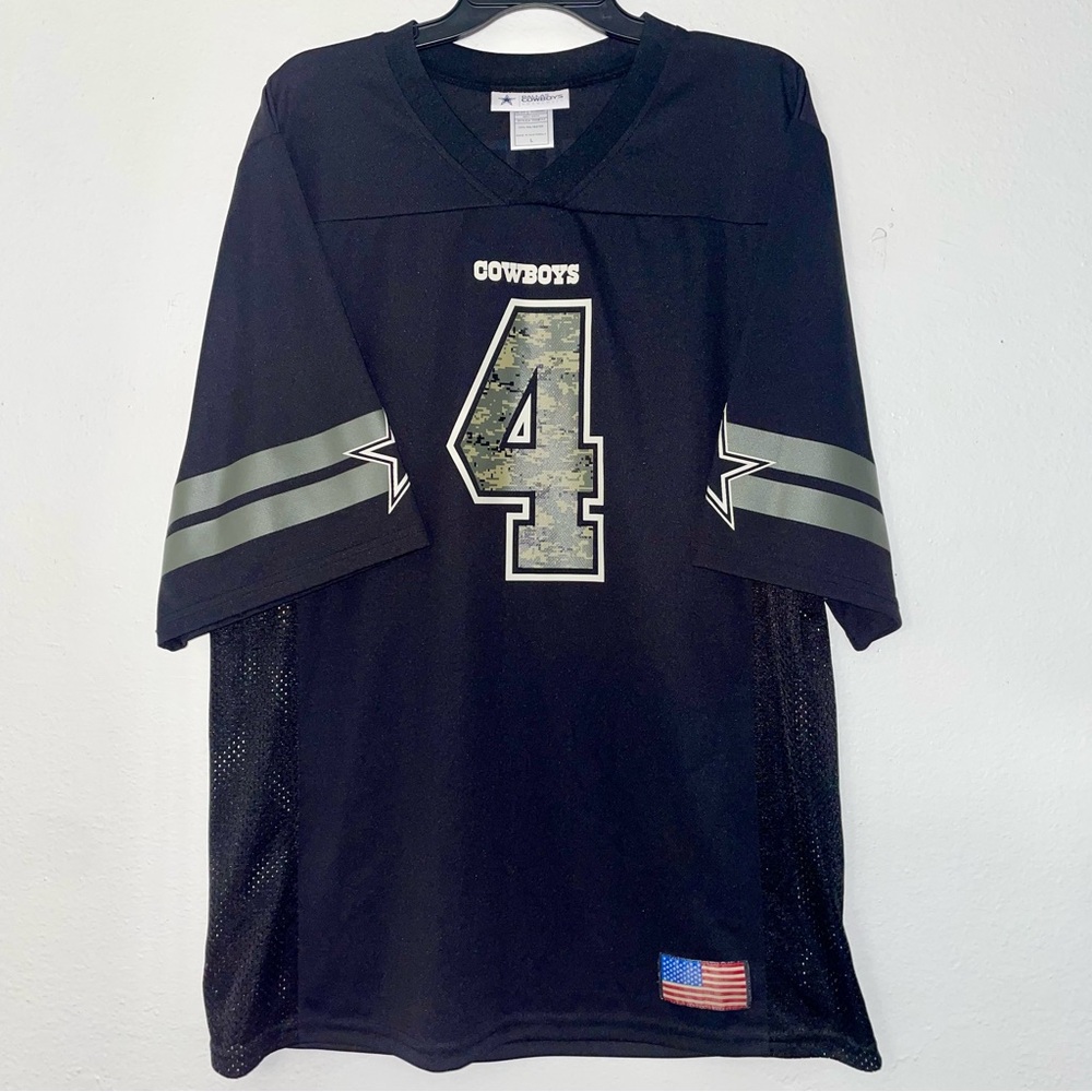 Dallas Cowboys Authentic Prescott Military Jersey (L)